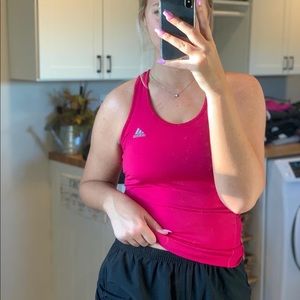 Pink Adidas Tank Top